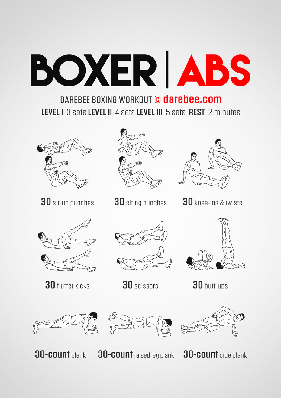 exercises for boxers at home