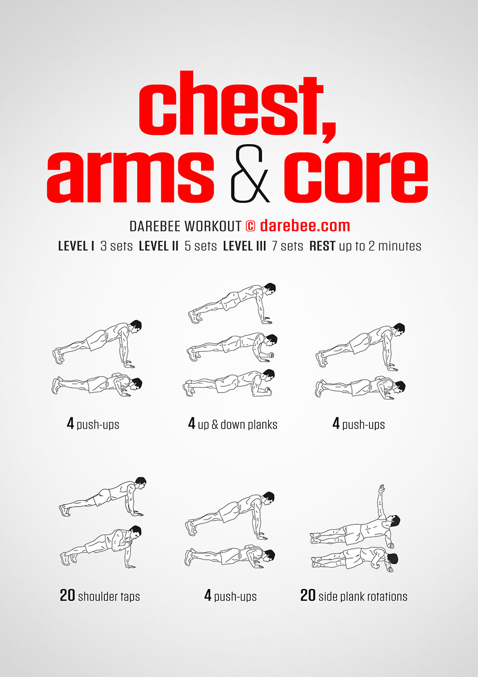 Exercises at Home for Arms: 21 Arm Workouts With and Without Weights