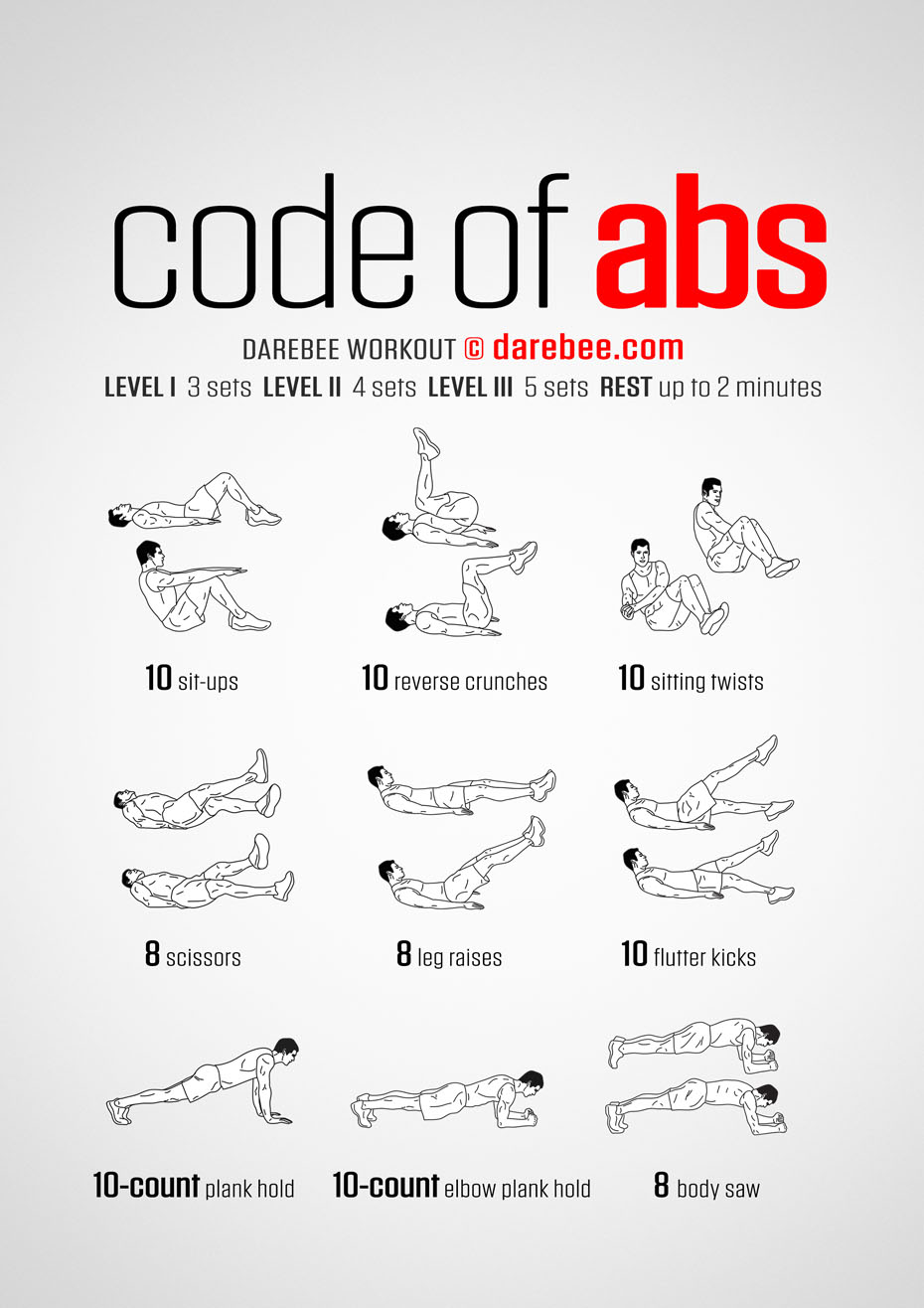 21 Extreme Bodyweight Ab Workout Chest And Back And Ab Workout