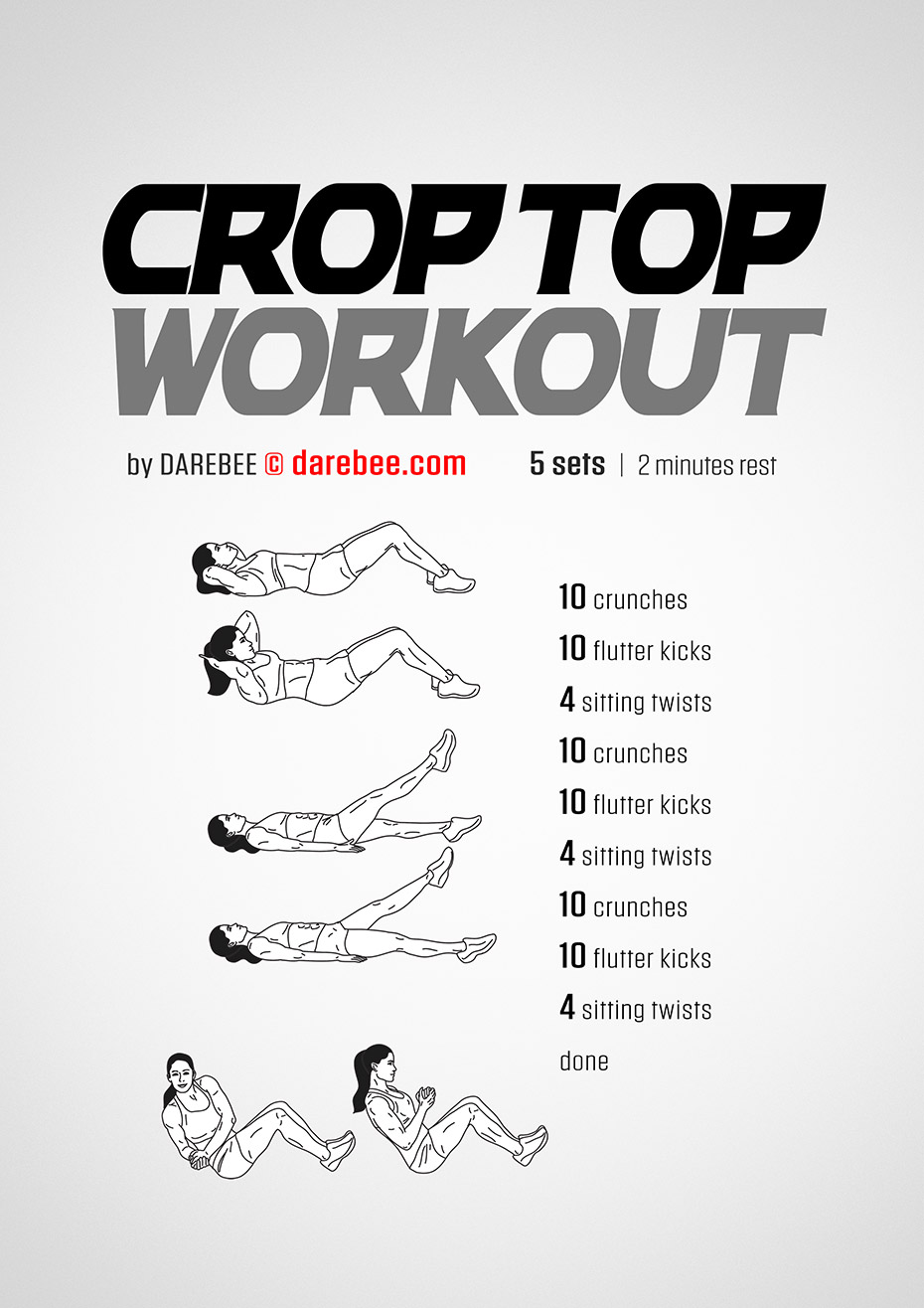 Workout Crop Tops