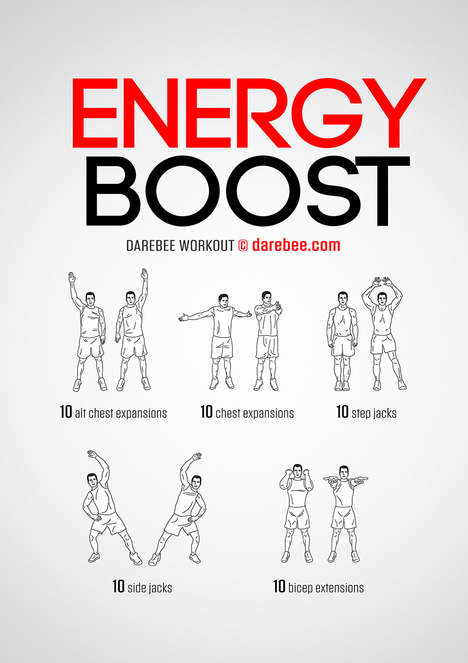 Increase energy for exercise