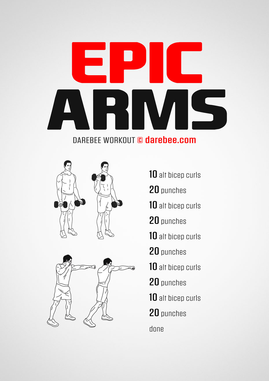 Free Upper Body Workout from Darebee