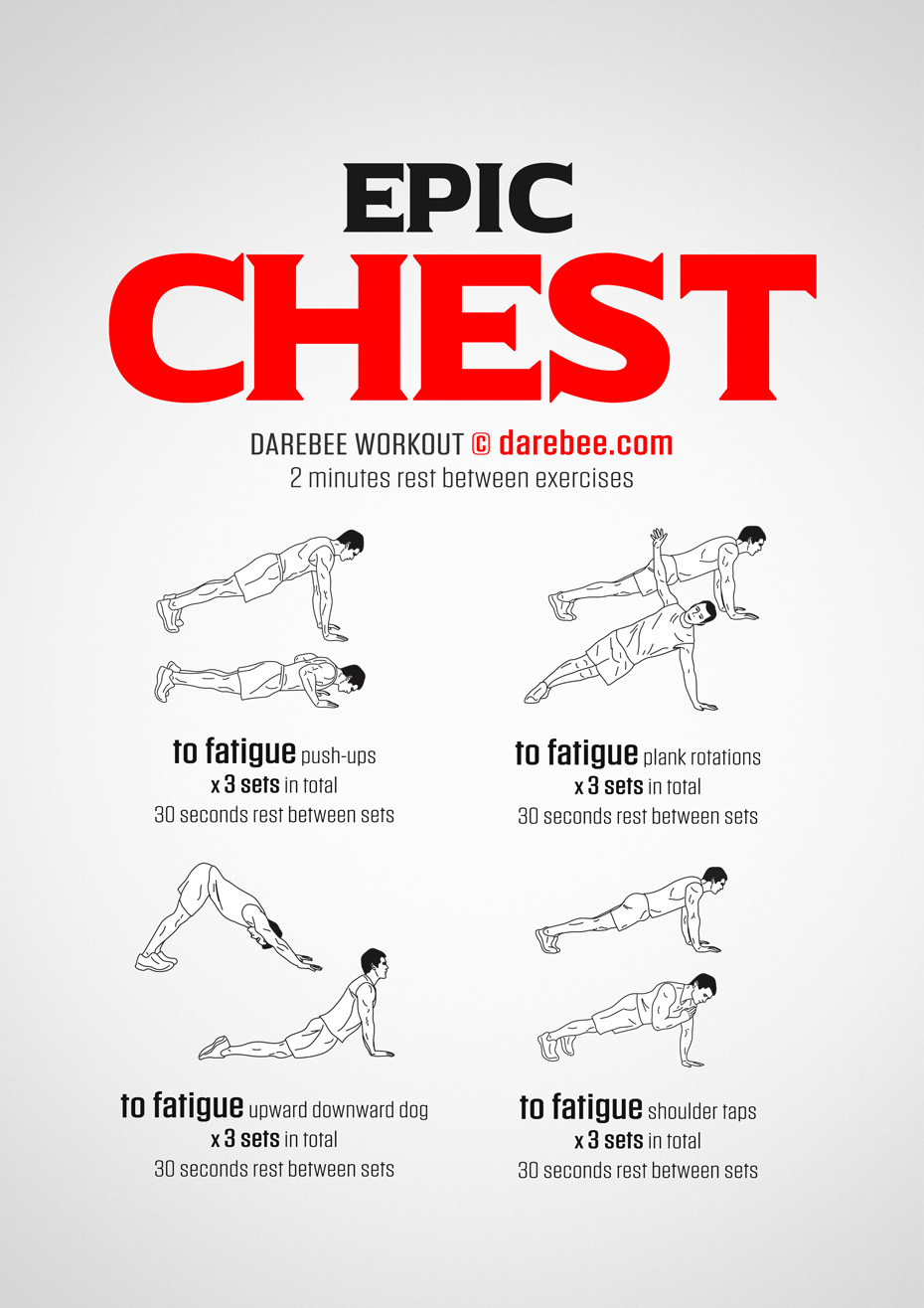 Home Chest Workout Routine - Best Dumbbell Exercises 