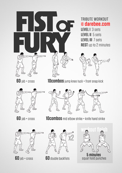 Fist of Fury Workout
