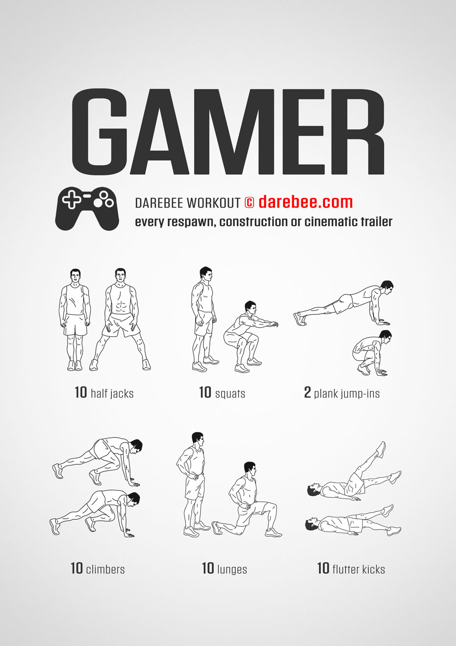 10 exercises you can do while playing video games
