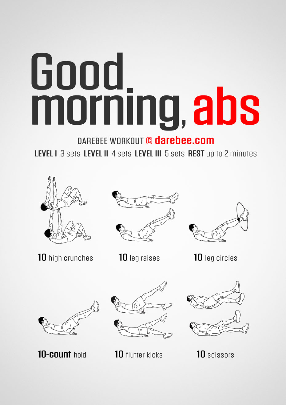morning gym workout routine