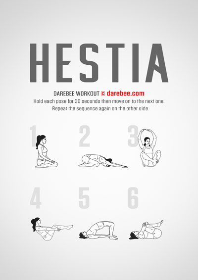Hestia is a Darebee Yoga-based, self-care home fitness workout