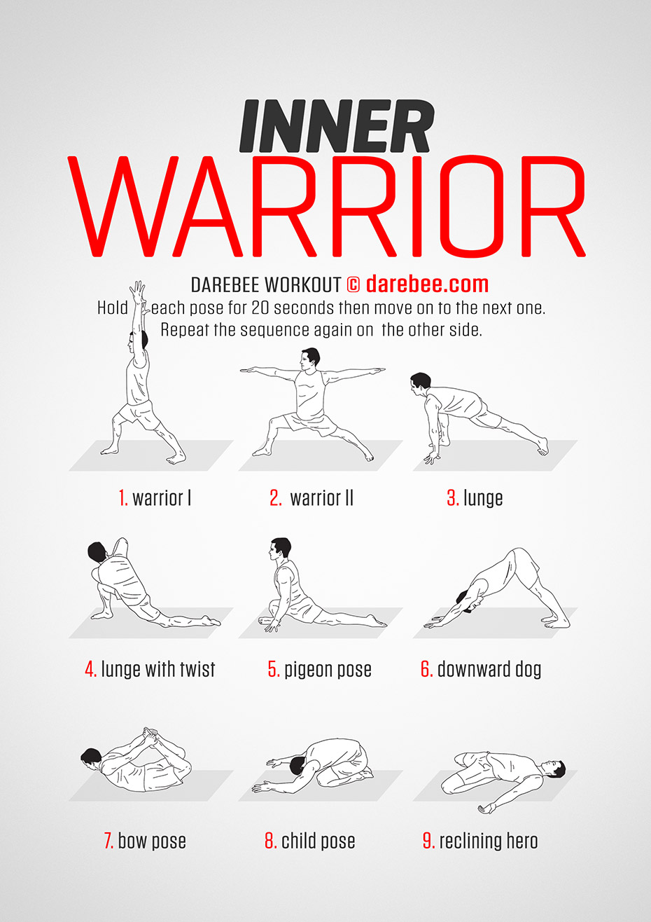 Yoga at Home – Inner Warrior – Sequence | Om Yoga Magazine