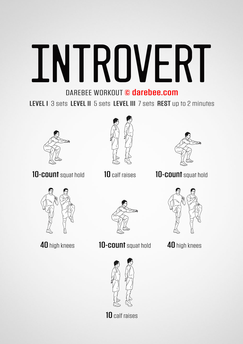 ligeramente trimestre nostalgia Introvert Workout