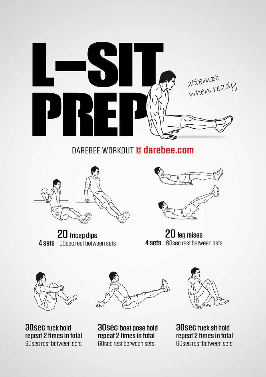 L Sit Prep Workout