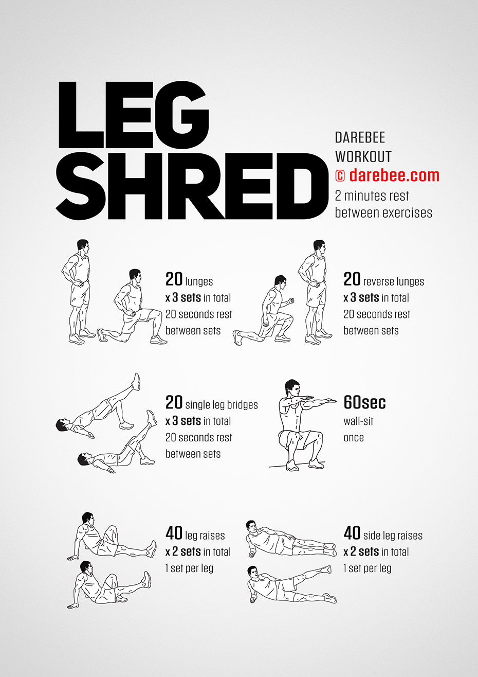 30 day shred workout plan at home