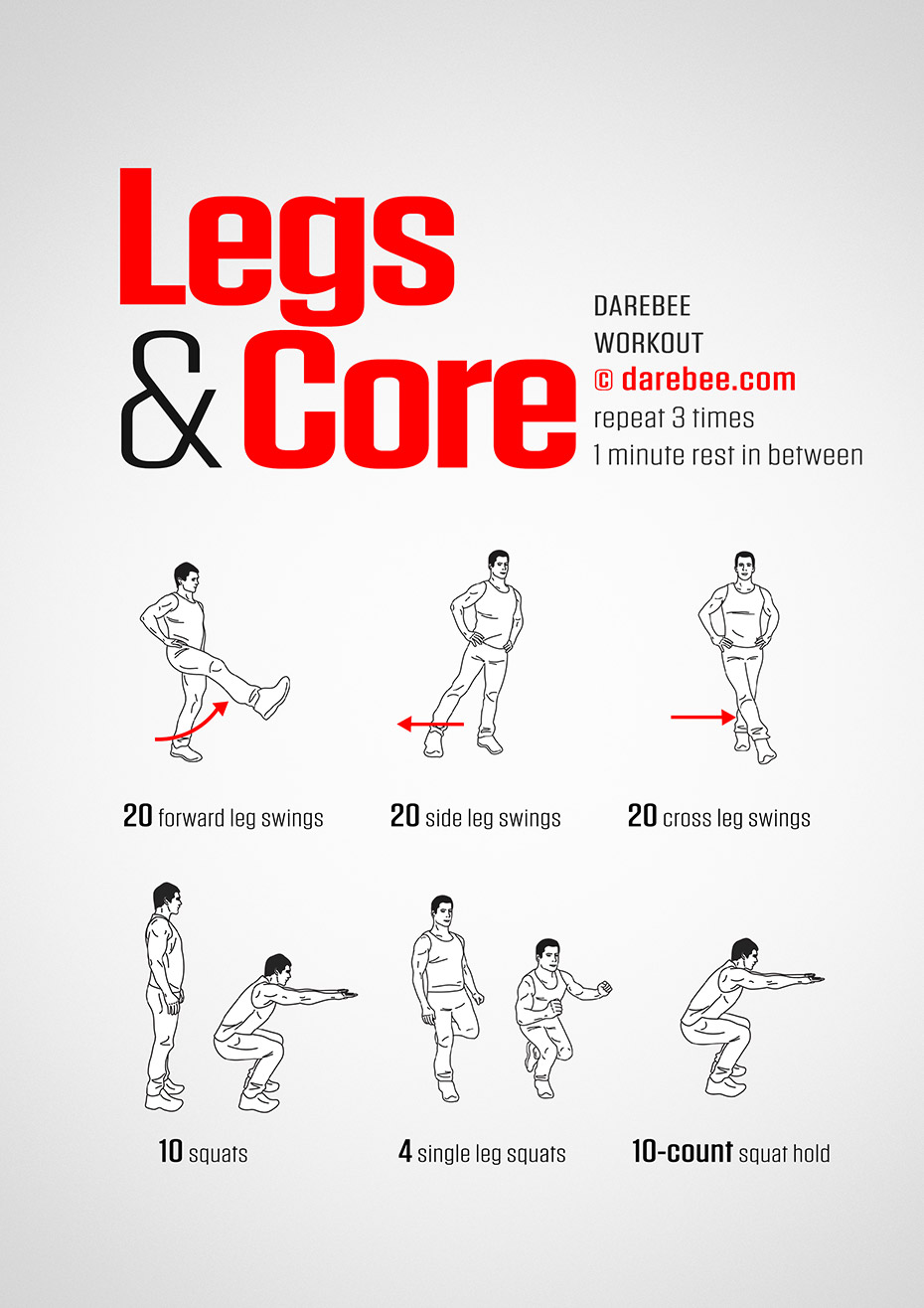 6 Day Ab workout legs in and out for Weight Loss
