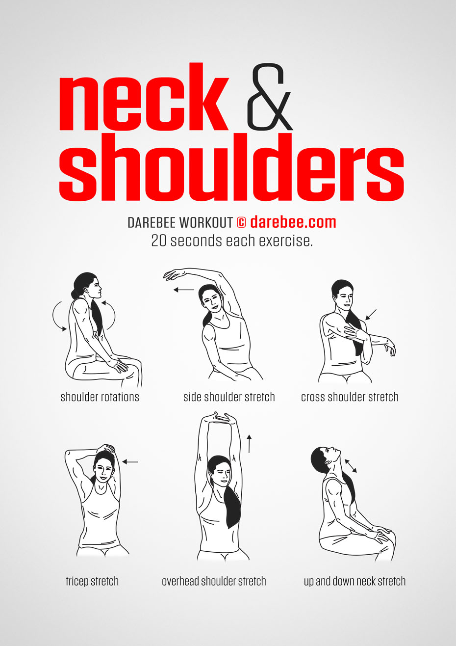 Shoulder Stretch - DAREBEE Workout