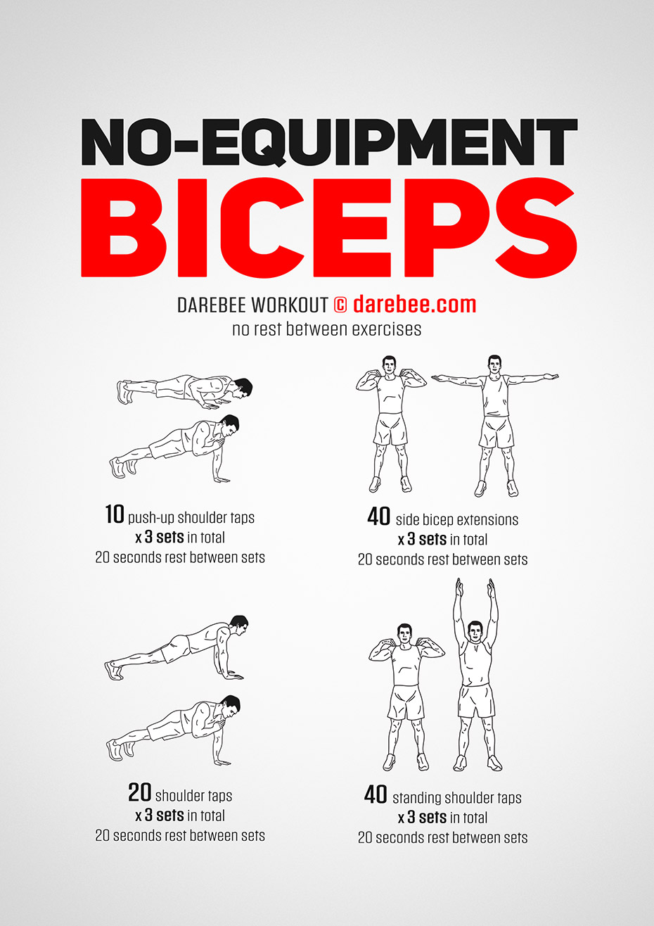 No Equipment Biceps Workout