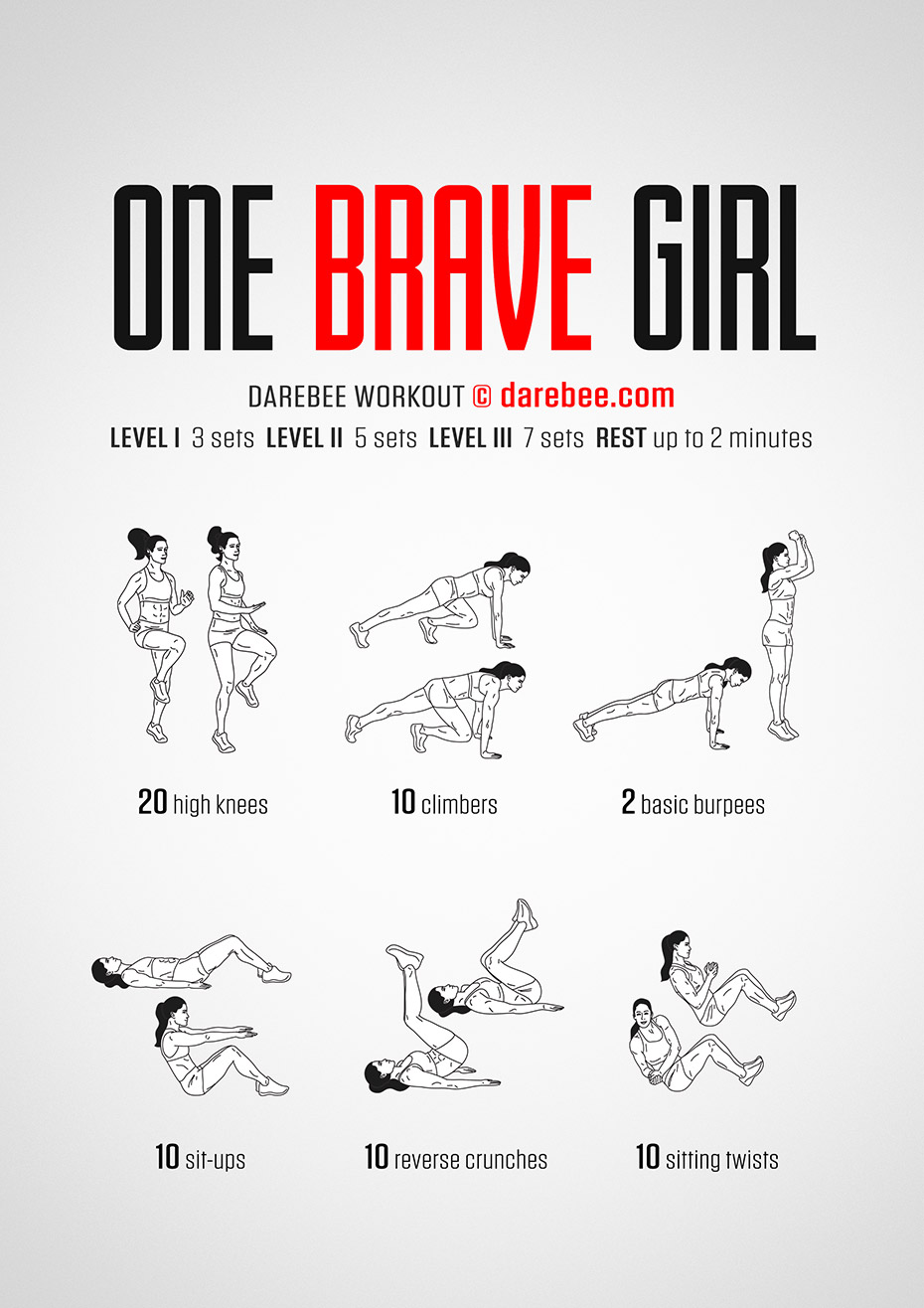 One Brave Girl PDF Darebee workout