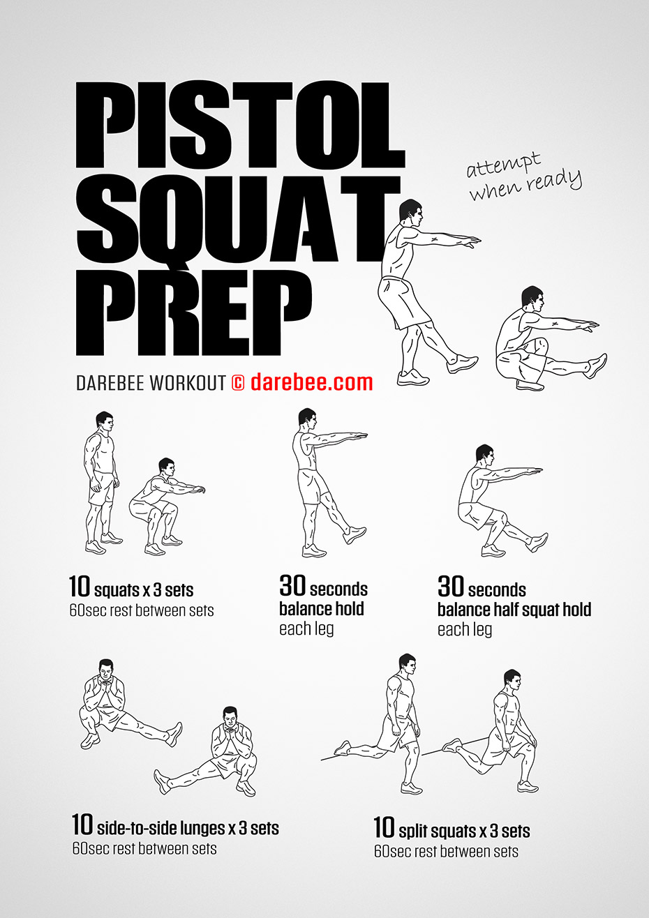 Learn How To Pistol Squat With [P]rehab Exercises!
