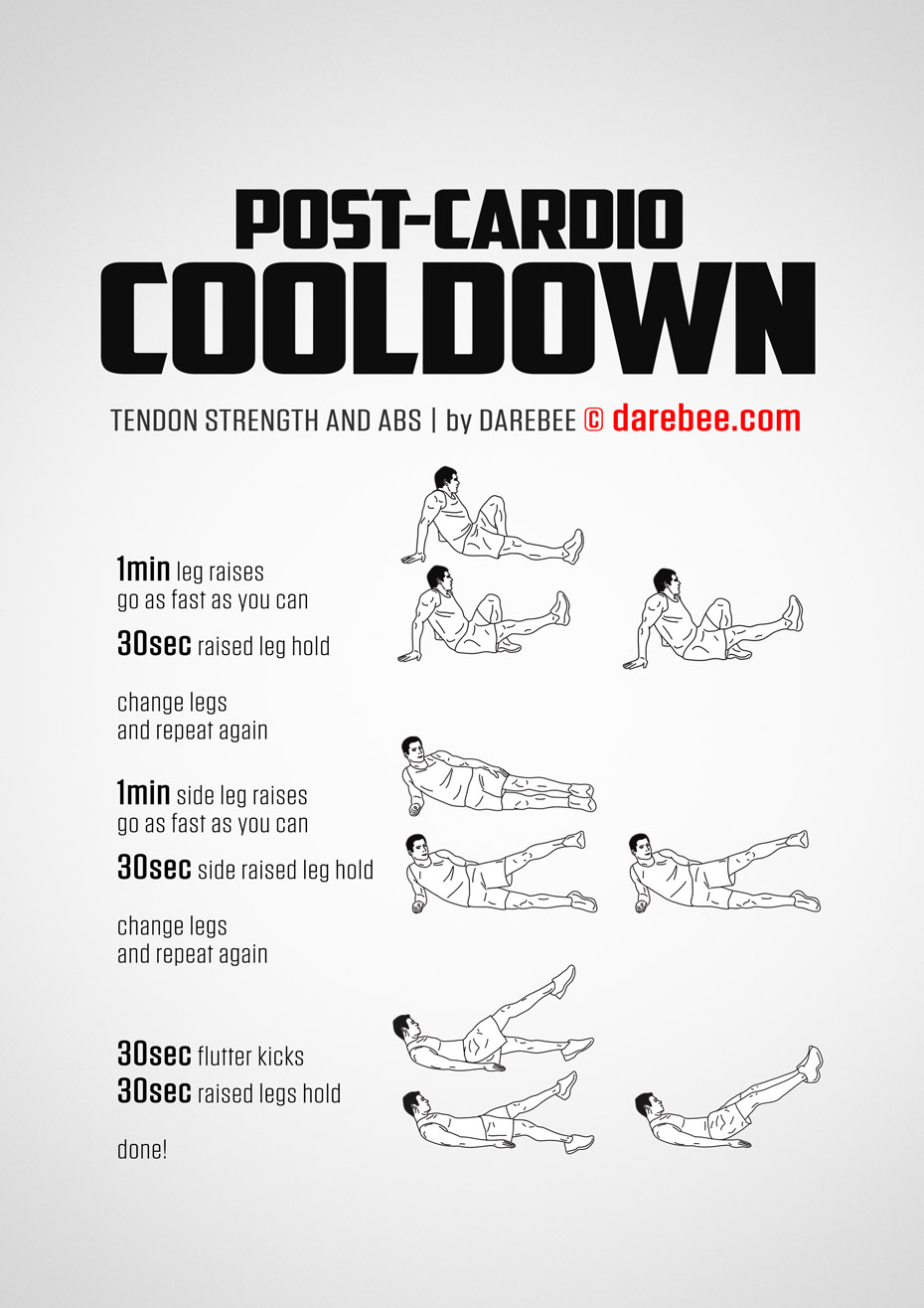 list of cool down exercises
