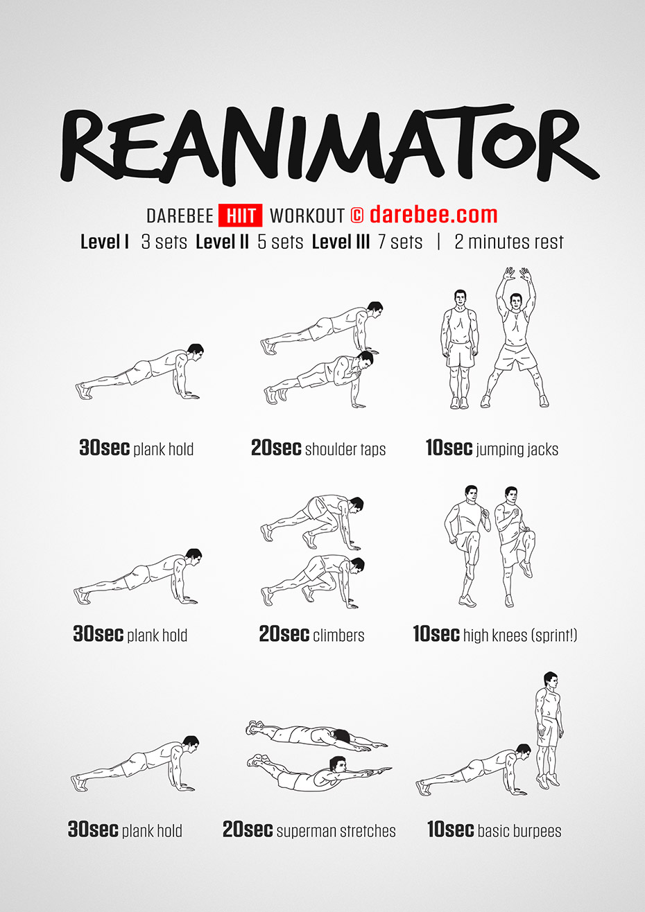 Reanimator Free Fitness Workout from Darebee