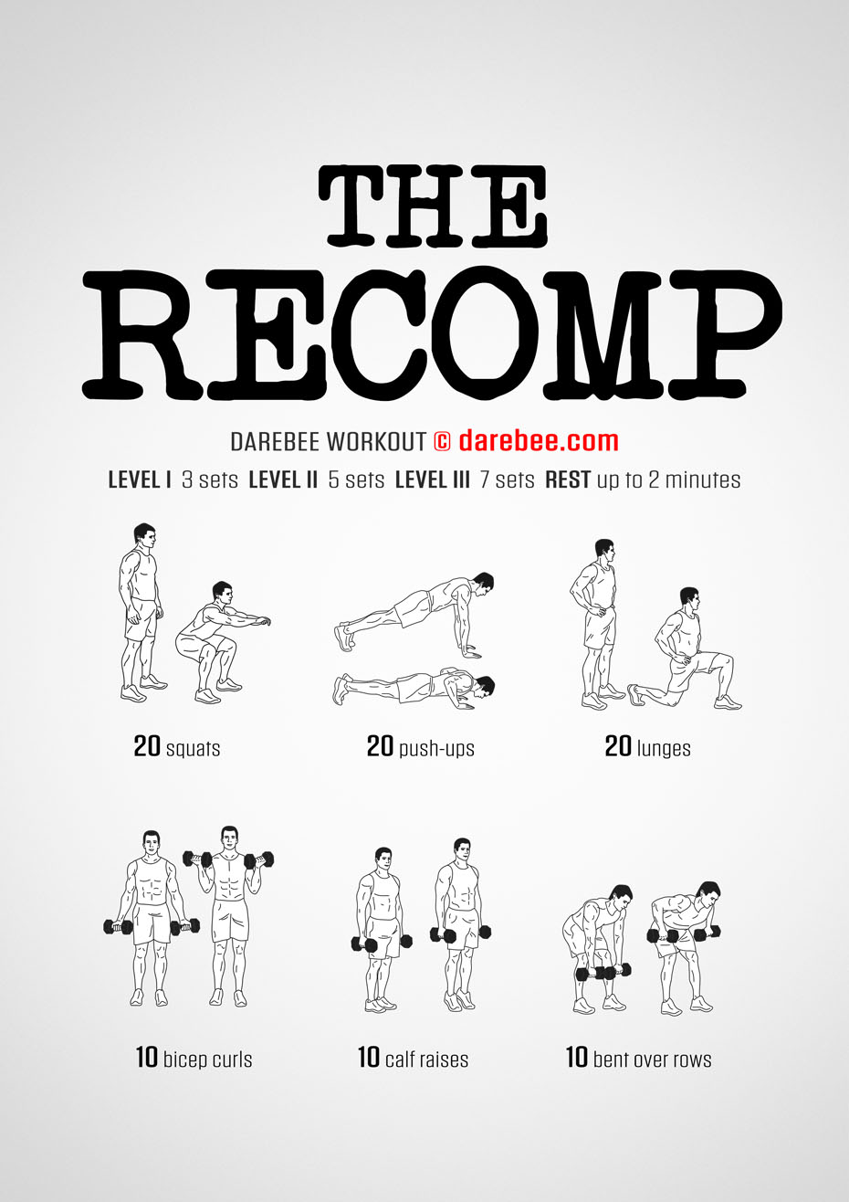Effective workouts for body recomposition