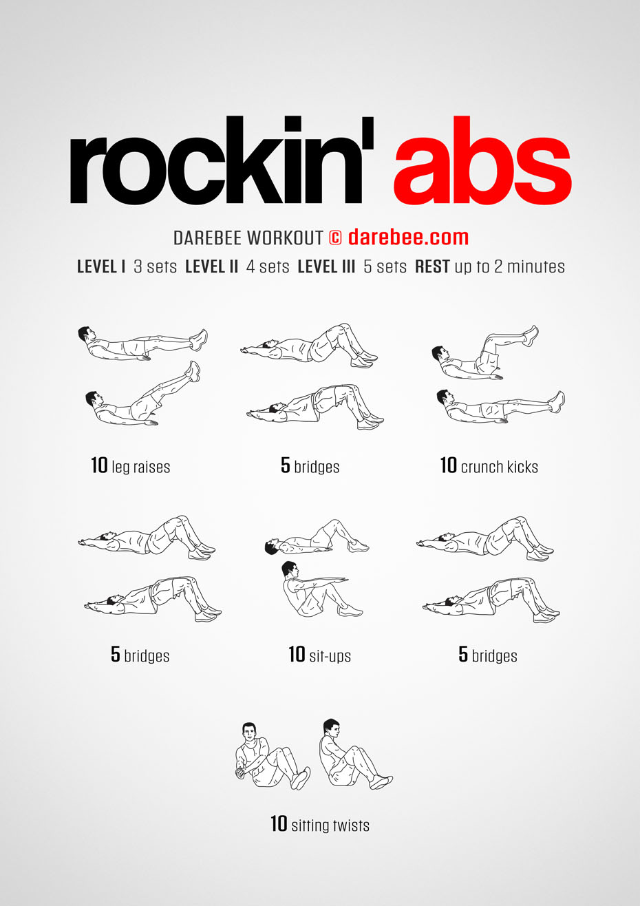 6 Day Abs Of Steel Workout Routine for push your ABS
