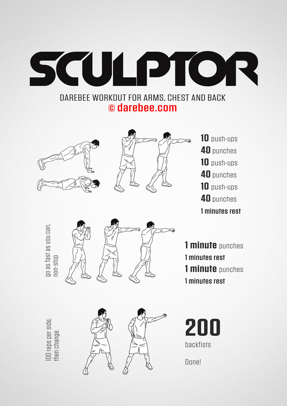 30 Minute Darebee chest workout for push your ABS