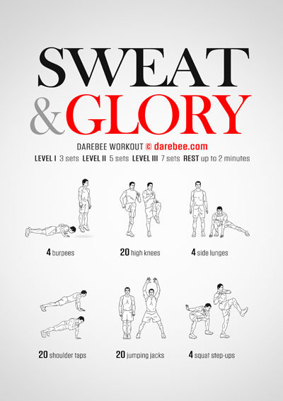 Sweat and Glory is the perfect vehicle for you to experience the health benefits of sweat.